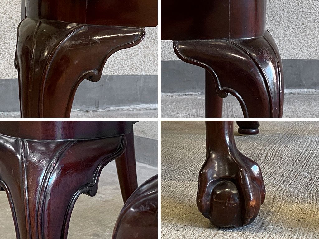 キンデルファニチャー KINDEL Furniture クイーンアンチェア 2脚セット マホガニー材 サイドチェア ダイニングチェア USA家具 アメリカ A 〓