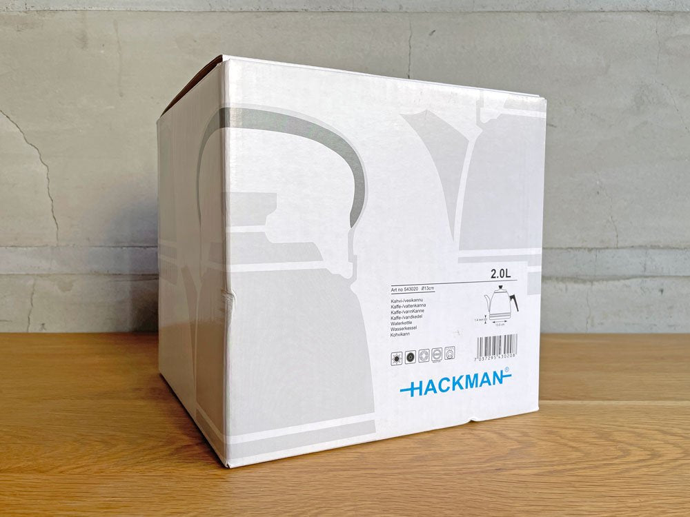 ハックマン HACKMAN ケトル 2L ステンレス やかん ポット フィンランド 新品未使用 廃番 ♪