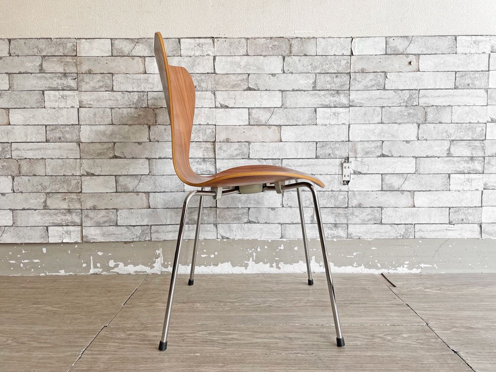 フリッツハンセン Fritz Hansen セブンチェア ウォールナット アルネ・ヤコブセン スタッキングチェア 北欧家具 デンマーク ●