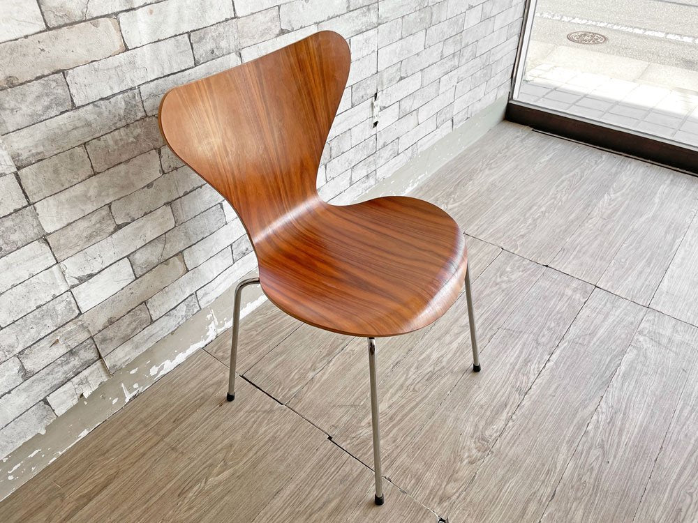 フリッツハンセン Fritz Hansen セブンチェア ウォールナット アルネ・ヤコブセン スタッキングチェア 北欧家具 デンマーク ●