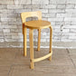 アルテック artek ハイチェア K65 HIGH CHAIR K65 バーチ材 カウンターチェア バーチェア ハイスツール ナチュラル アルヴァ・アアルト フィンランド 北欧家具 ●