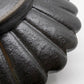 高島大樹 Daiki Takashima 黒釉輪花皿 プレート 6寸 Φ20cm 黒 現代作家 ●