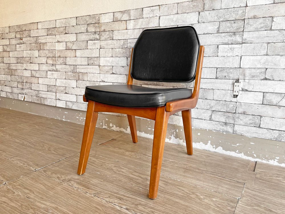 アクメファニチャー ACME Furniture シエラチェア SIERRA CHAIR ダイニングチェア ビニールレザーシート ブラック アメリカンビンテージスタイル 定価￥26,400- B ●