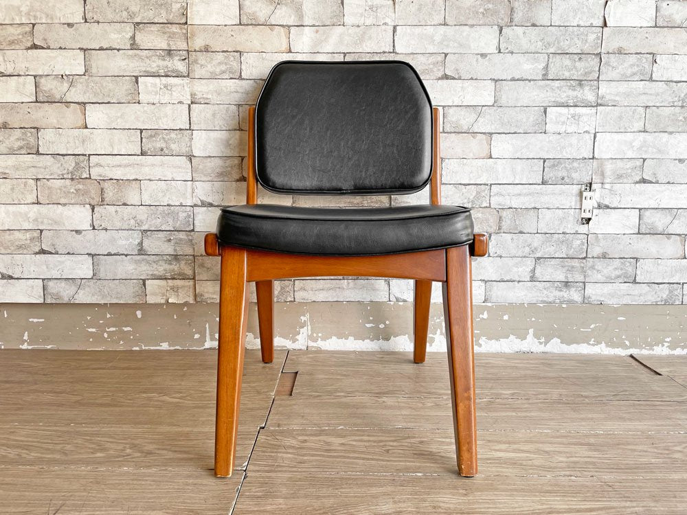 アクメファニチャー ACME Furniture シエラチェア SIERRA CHAIR ダイニングチェア ビニールレザーシート ブラック アメリカンビンテージスタイル 定価￥26,400- B ●