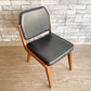 アクメファニチャー ACME Furniture シエラチェア SIERRA CHAIR ダイニングチェア ビニールレザーシート ブラック アメリカンビンテージスタイル 定価￥26,400- B ●