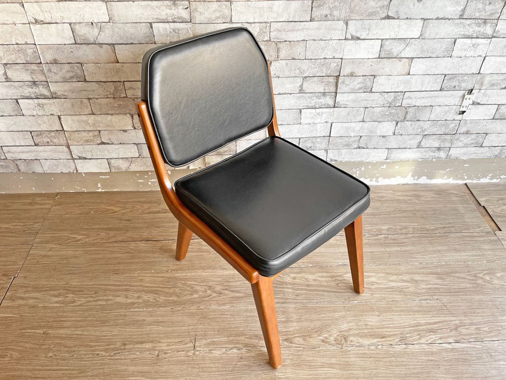 アクメファニチャー ACME Furniture シエラチェア SIERRA CHAIR ダイニングチェア ビニールレザーシート ブラック アメリカンビンテージスタイル 定価￥26,400- B ●