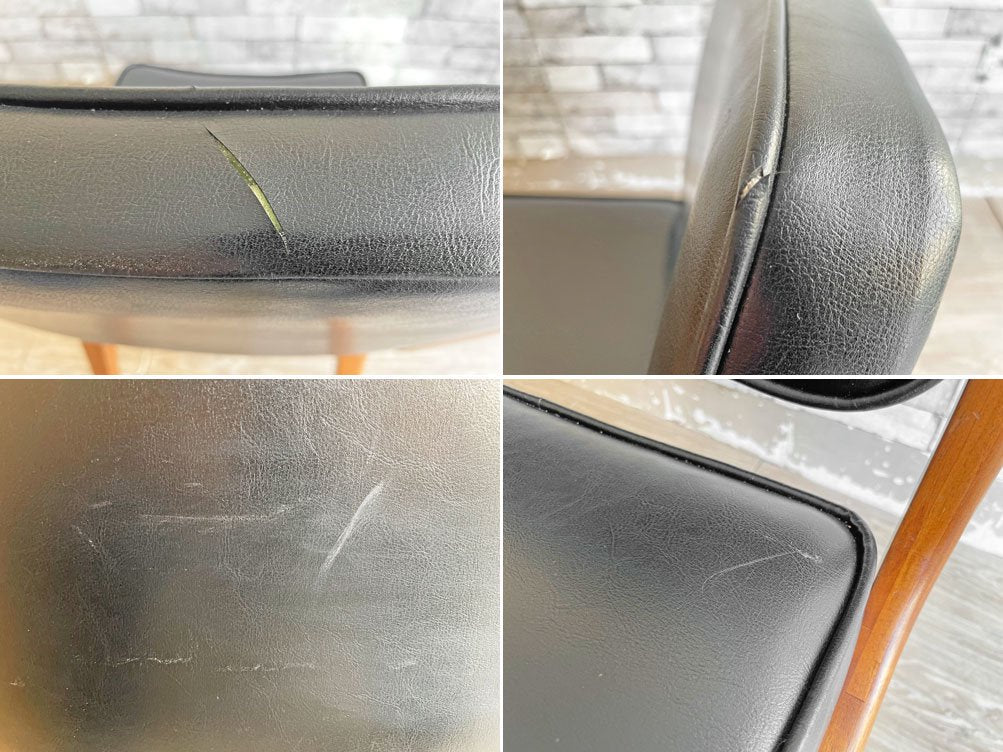 アクメファニチャー ACME Furniture シエラチェア SIERRA CHAIR ダイニングチェア ビニールレザーシート ブラック アメリカンビンテージスタイル 定価￥26,400- B ●