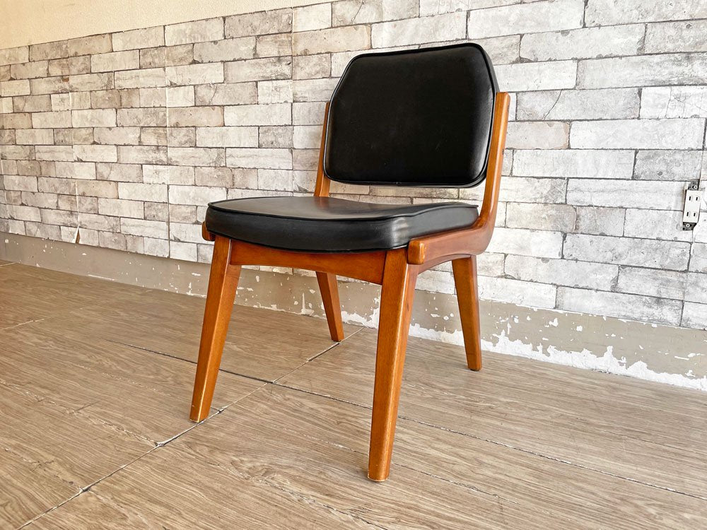 アクメファニチャー ACME Furniture シエラチェア SIERRA CHAIR ダイニングチェア ビニールレザーシート ブラック アメリカンビンテージスタイル 定価￥26,400- A ●
