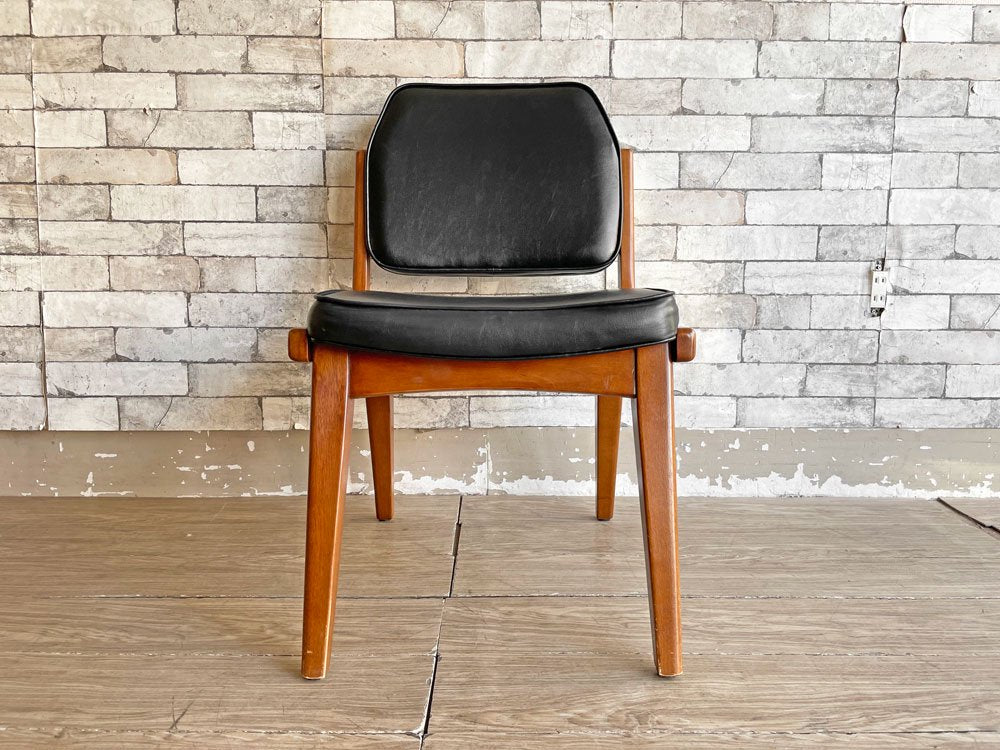 アクメファニチャー ACME Furniture シエラチェア SIERRA CHAIR ダイニングチェア ビニールレザーシート ブラック アメリカンビンテージスタイル 定価￥26,400- A ●