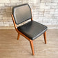 アクメファニチャー ACME Furniture シエラチェア SIERRA CHAIR ダイニングチェア ビニールレザーシート ブラック アメリカンビンテージスタイル 定価￥26,400- A ●