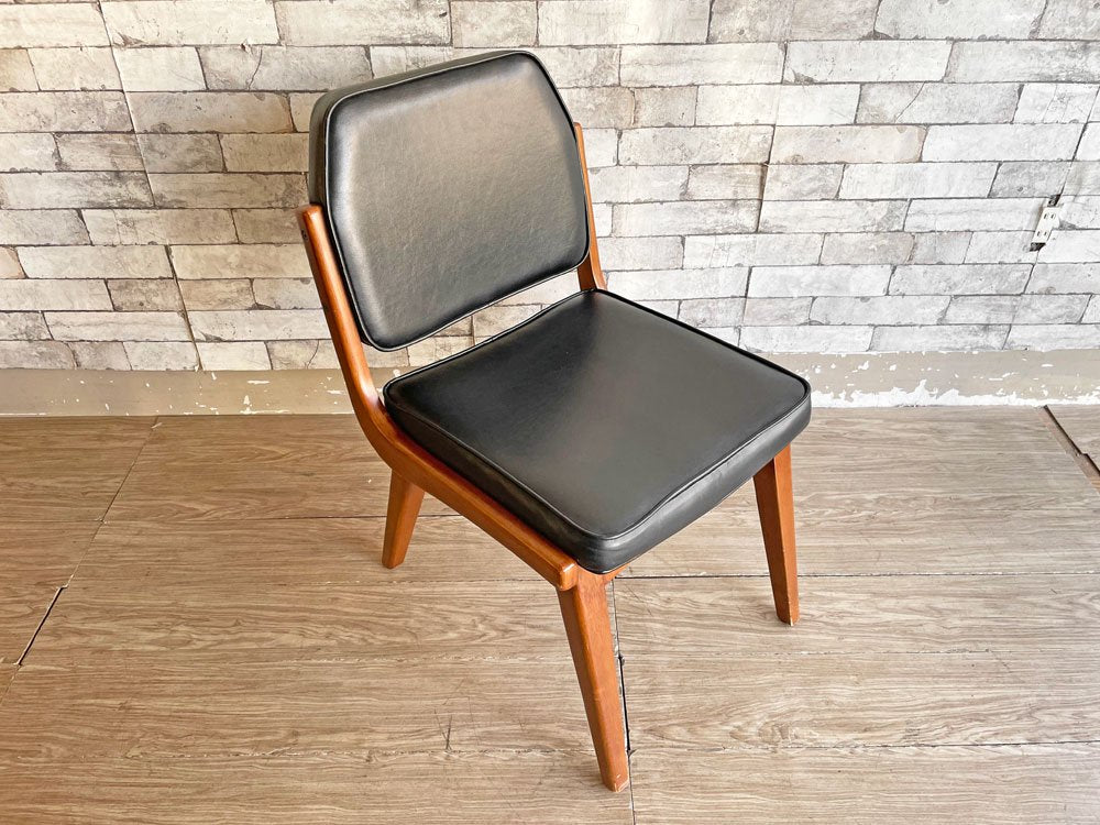 アクメファニチャー ACME Furniture シエラチェア SIERRA CHAIR ダイニングチェア ビニールレザーシート ブラック アメリカンビンテージスタイル 定価￥26,400- A ●