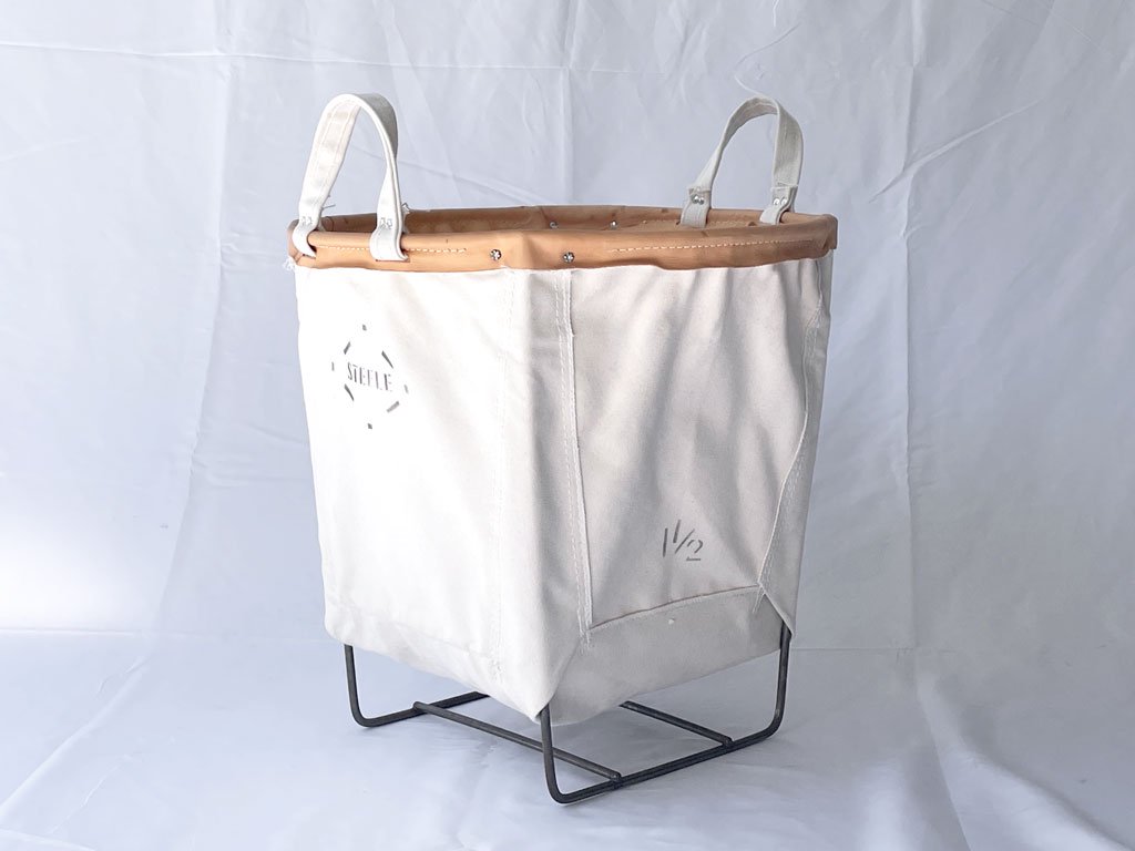 スチールキャンバス STEELE CANVAS バスケット BASKET CORP ランドリーバスケット US アメリカ 参考価格2万円 ◇
