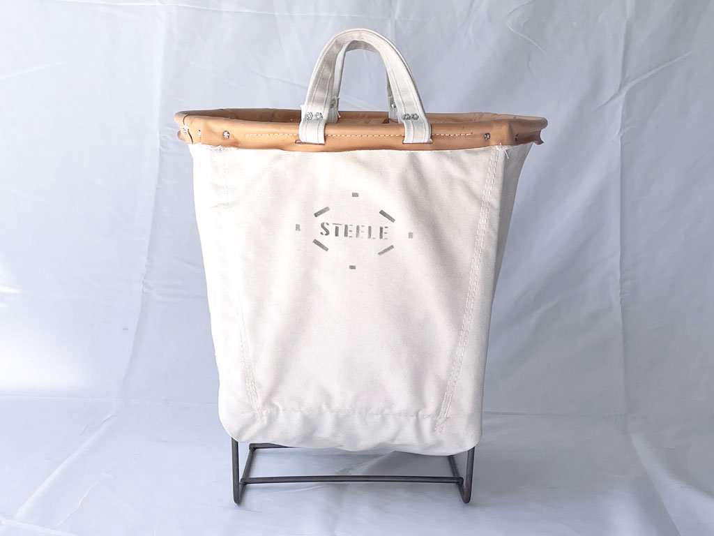 スチールキャンバス STEELE CANVAS バスケット BASKET CORP ランドリーバスケット US アメリカ 参考価格2万円 ◇