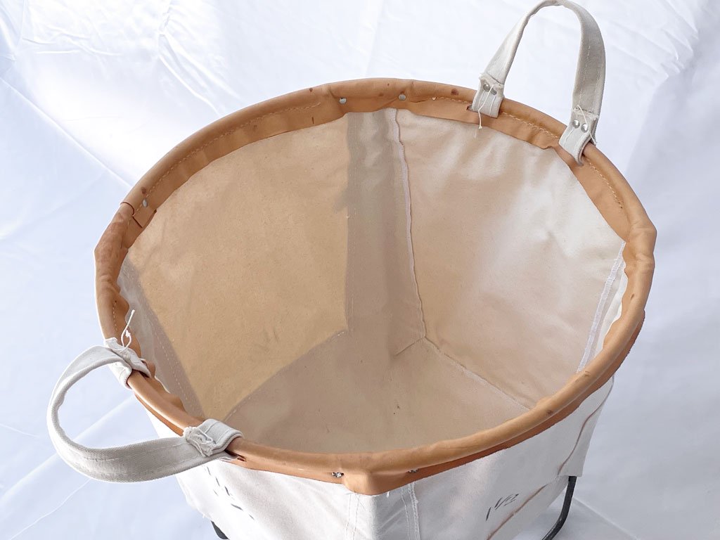 スチールキャンバス STEELE CANVAS バスケット BASKET CORP ランドリーバスケット US アメリカ 参考価格2万円 ◇