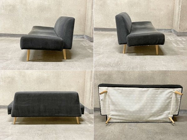 イデー IDEE アーオ ソファ AO SOFA 2シーターソファ チャコール 岡嶌要 〓