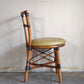 ビンテージ Vintage ラタンチェア Rattan Chair PVCレザーシート A ■