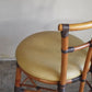 ビンテージ Vintage ラタンチェア Rattan Chair PVCレザーシート A ■