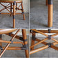ビンテージ Vintage ラタンチェア Rattan Chair PVCレザーシート A ■
