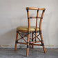 ビンテージ Vintage ラタンチェア Rattan Chair PVCレザーシート B ■