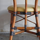 ビンテージ Vintage ラタンチェア Rattan Chair PVCレザーシート B ■