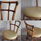 ビンテージ Vintage ラタンチェア Rattan Chair PVCレザーシート B ■