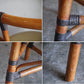 ビンテージ Vintage ラタンチェア Rattan Chair PVCレザーシート B ■