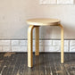 アルテック Artek スツール Stool 60 バーチ無垢材 ハニーステイン 3本脚  アルヴァ・アアルト フィンランド 北欧家具 ◎