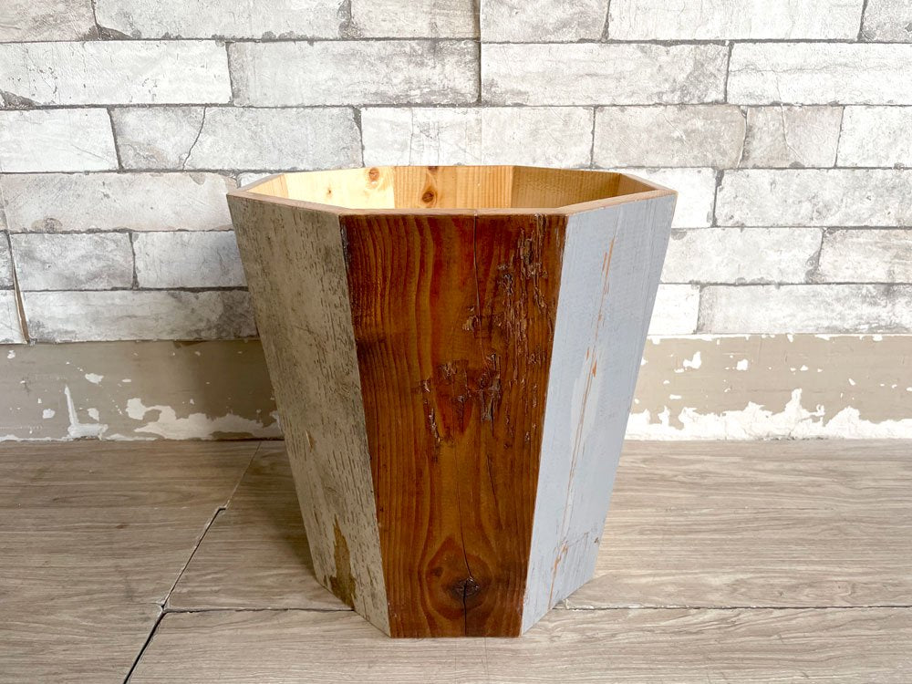 ピート・ヘイン・イーク PIET HEIN EEK スクラップウッド トラッシュカン SCRAPWOOD TRASHCAN ゴミ箱 鉢カバー 古材  ●