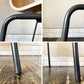 バイインテリアズ by interiors エフシーチェア FC ダイニングチェア スタッキングチェア 杉材 スチール脚 定価￥53,900- A ◎