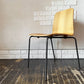 バイインテリアズ by interiors エフシーチェア FC ダイニングチェア スタッキングチェア 杉材 スチール脚 定価￥53,900- B ◎