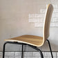 バイインテリアズ by interiors エフシーチェア FC ダイニングチェア スタッキングチェア 杉材 スチール脚 定価￥53,900- B ◎
