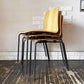 バイインテリアズ by interiors エフシーチェア FC ダイニングチェア スタッキングチェア 杉材 スチール脚 定価￥53,900- C ◎