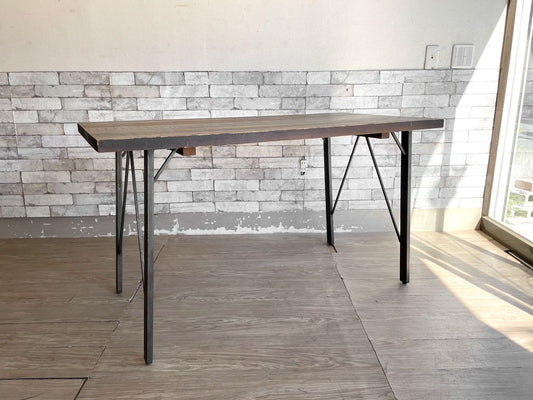 ジャーナルスタンダードファニチャー journal standard Furniture シノン ダイニングテーブル CHINON DINING TABLE S 杉古材 廃番 W130 ●