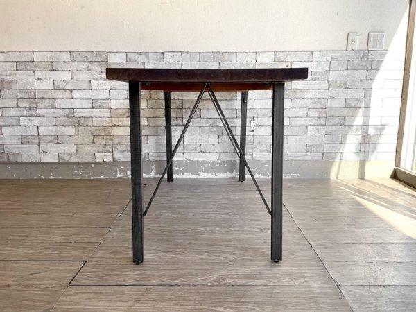 ジャーナルスタンダードファニチャー journal standard Furniture シノン ダイニングテーブル CHINON DINING TABLE S 杉古材 廃番 W130 ●