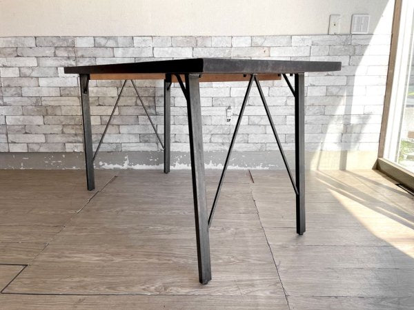 ジャーナルスタンダードファニチャー journal standard Furniture シノン ダイニングテーブル CHINON DINING TABLE S 杉古材 廃番 W130 ●