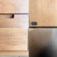 ウニコ unico ワイス WYTHE キッチンボード kitchen board キャビネット 食器棚 W120cm アルダー材 廃番 ●