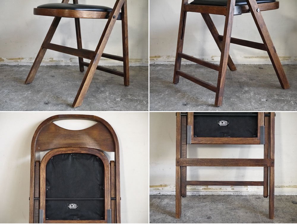 アクメファニチャー ACME Furniture カルバーチェア CULVER CHAIR フォールディングチェア ラバーウッド B ■
