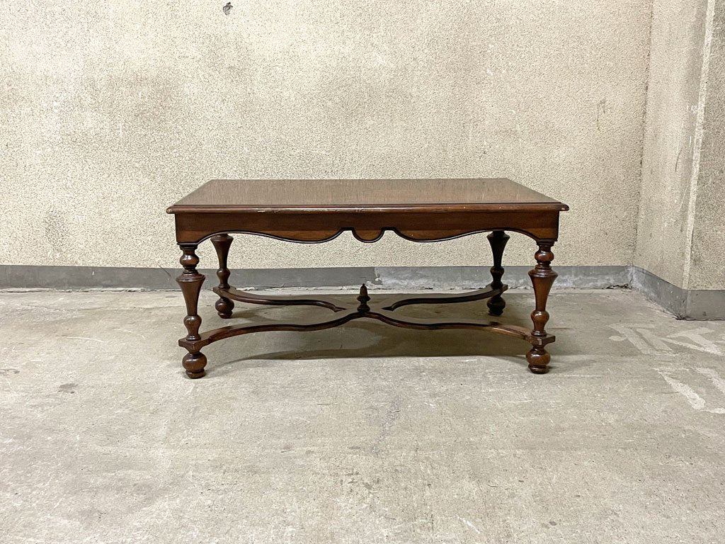 ヨーロピアンクラシカルデザイン European Classical エクステンション コーヒーテーブル センターテーブル 伸長式 英国家具 〓