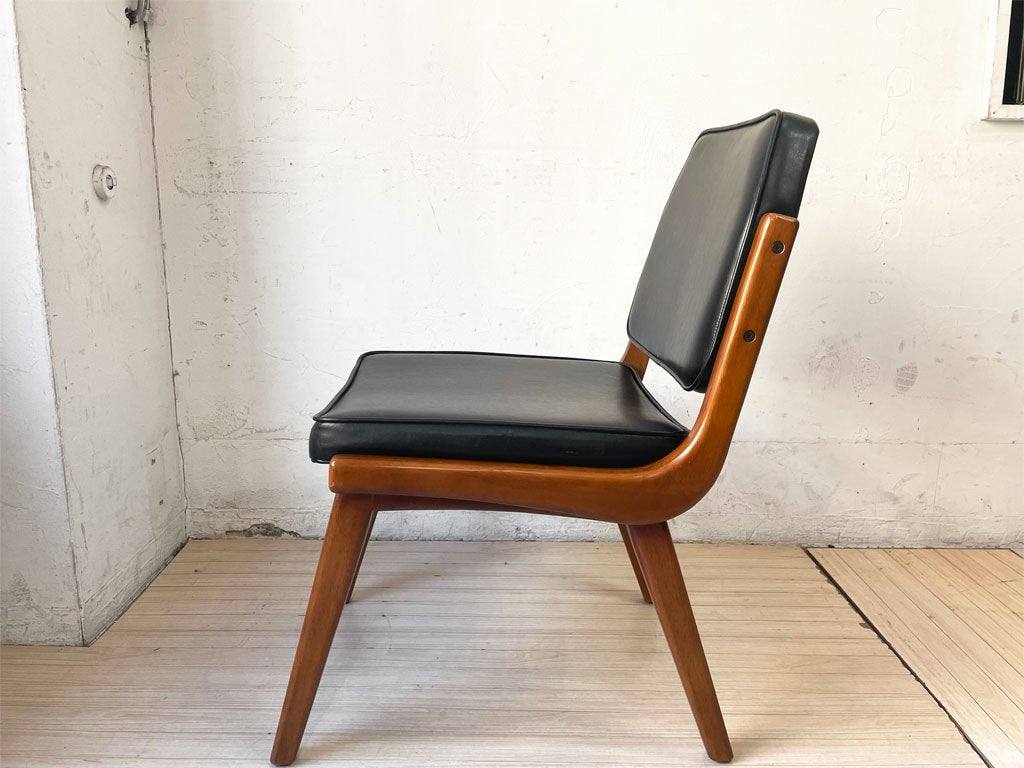 アクメファニチャー ACME Furniture シエラチェア SIERRA CHAIR ダイニングチェア ビニールレザーシート ブラック アメリカンビンテージスタイル 定価￥26,400- B ★