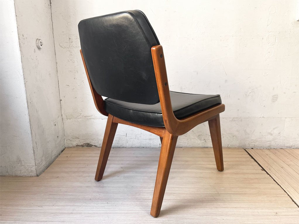 アクメファニチャー ACME Furniture シエラチェア SIERRA CHAIR ダイニングチェア ビニールレザーシート ブラック アメリカンビンテージスタイル 定価￥26,400- B ★
