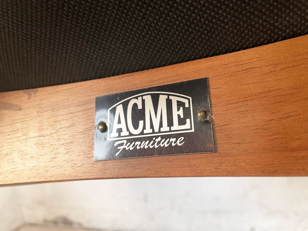アクメファニチャー ACME Furniture シエラチェア SIERRA CHAIR ダイニングチェア ビニールレザーシート ブラック アメリカンビンテージスタイル 定価￥26,400- B ★