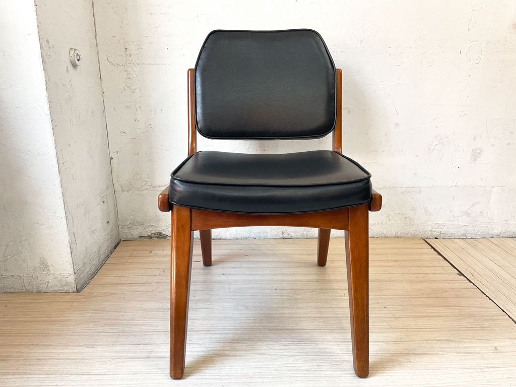 アクメファニチャー ACME Furniture シエラチェア SIERRA CHAIR ダイニングチェア ビニールレザーシート ブラック アメリカンビンテージスタイル 定価￥26,400- A ★
