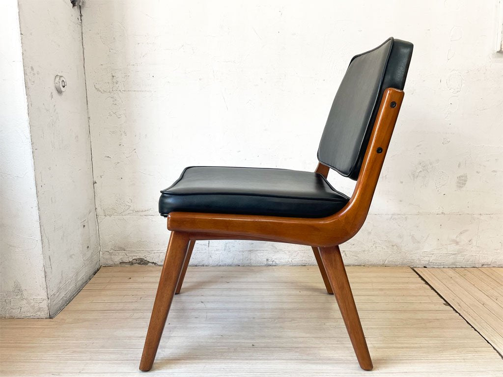 アクメファニチャー ACME Furniture シエラチェア SIERRA CHAIR ダイニングチェア ビニールレザーシート ブラック アメリカンビンテージスタイル 定価￥26,400- A ★