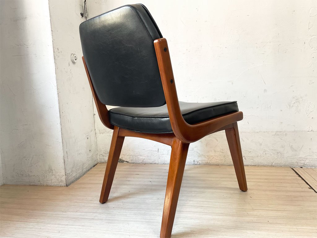アクメファニチャー ACME Furniture シエラチェア SIERRA CHAIR ダイニングチェア ビニールレザーシート ブラック アメリカンビンテージスタイル 定価￥26,400- A ★