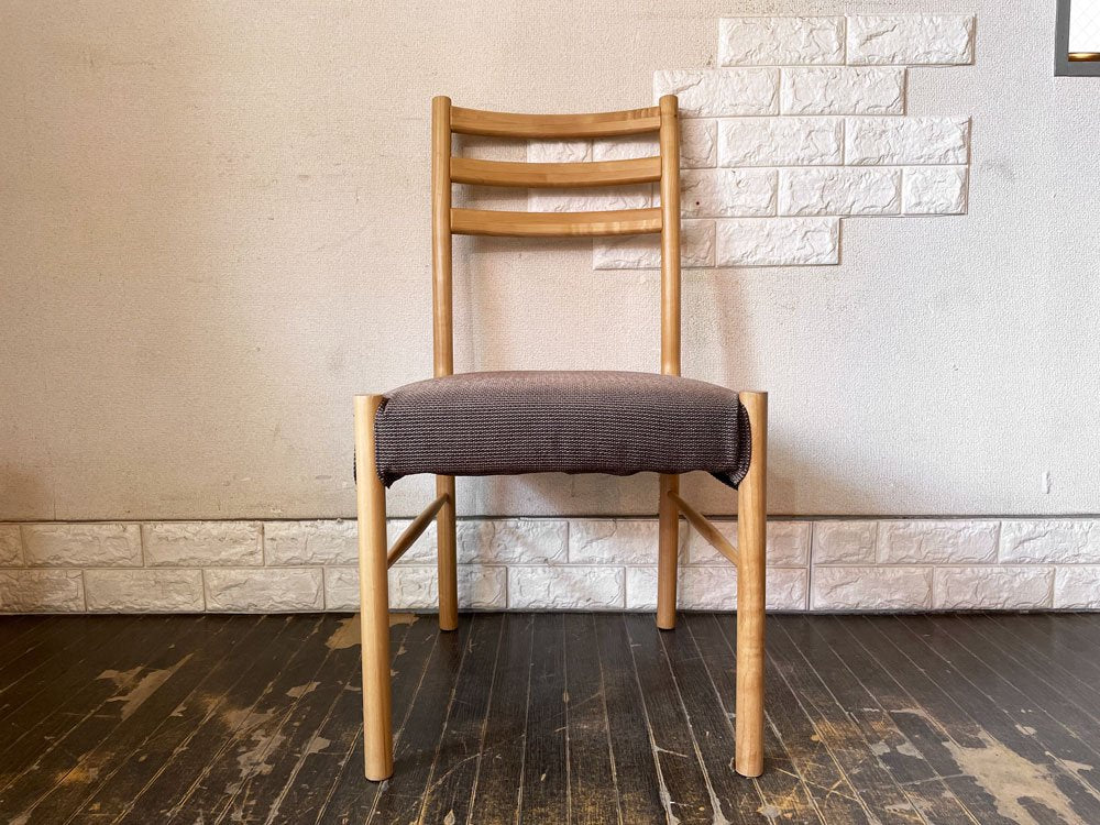 ナチュラルモダンスタイル Natural Modern Style ダイニングチェア PVCレザー オフホワイト ブラウンカバー付 A ◎