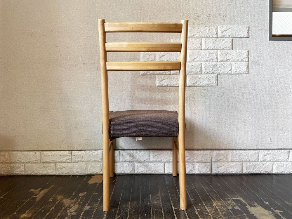 ナチュラルモダンスタイル Natural Modern Style ダイニングチェア PVCレザー オフホワイト ブラウンカバー付 A ◎