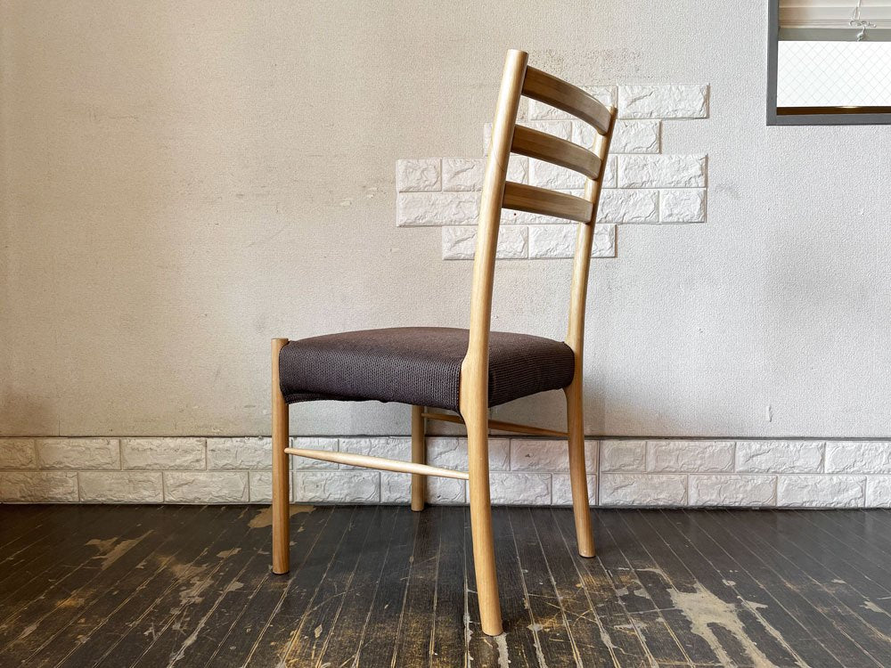 ナチュラルモダンスタイル Natural Modern Style ダイニングチェア PVCレザー オフホワイト ブラウンカバー付 A ◎