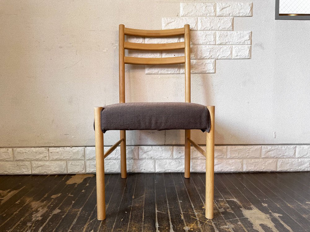 ナチュラルモダンスタイル Natural Modern Style ダイニングチェア PVCレザー オフホワイト ブラウンカバー付 B ◎
