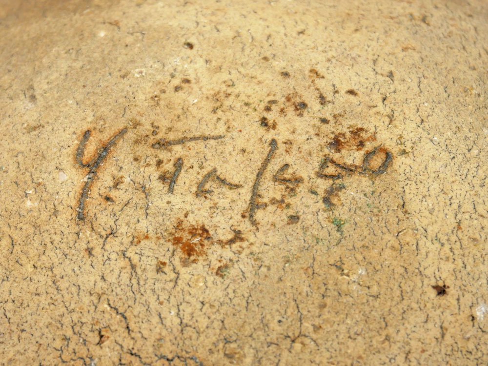 鷹尾葉子 Yoko Takao 変形 大鉢 深皿 ボウル W24cm 手びねり 現代作家 ●