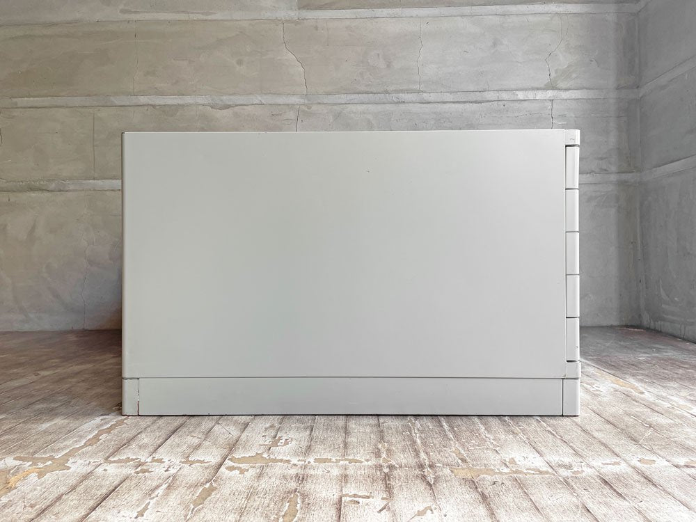 ナイキ NAIKI NXMAI-5 マップケース 図面ケース 5段 A1 スチール 天板＆ベース付 鍵欠品 オフィス家具 ♪